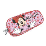 MINNIE OVAL PENCIL CASE 2 ZIP