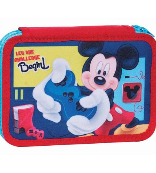 MICKEY PENCIL CASE DOUBLE DECKER