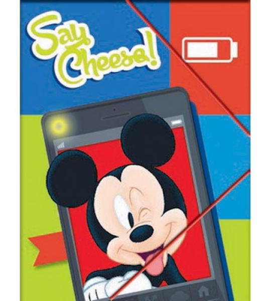 MICKEY PP ELASTIC FOLDER A4
