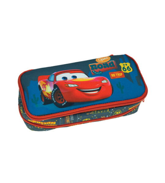 CARS ON THE ROAD OVAL PENCIL CASE