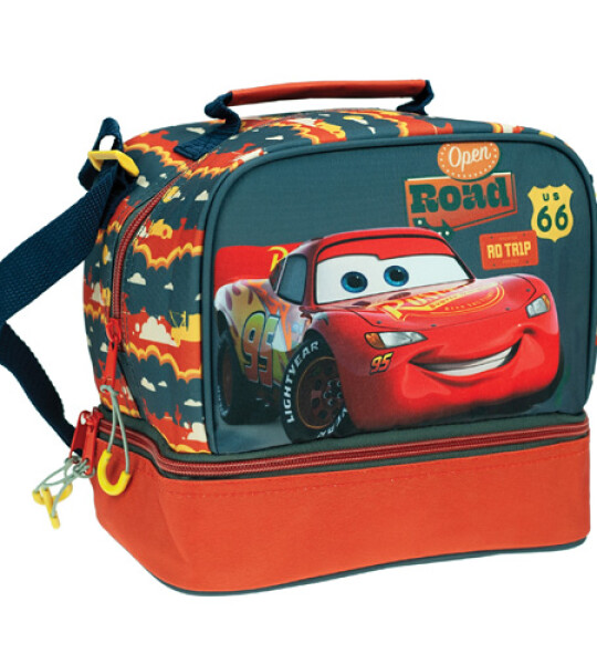 CARS ON THE ROAD OVAL LUNCH BAG