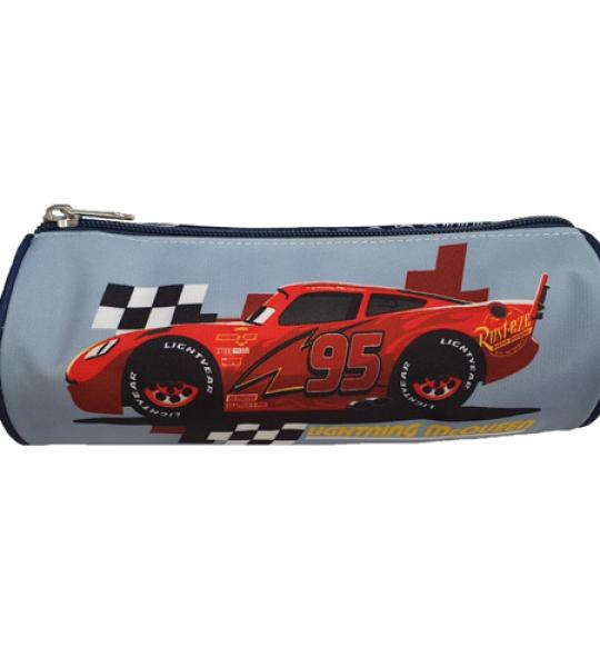 CARS ROUND PENCIL CASE