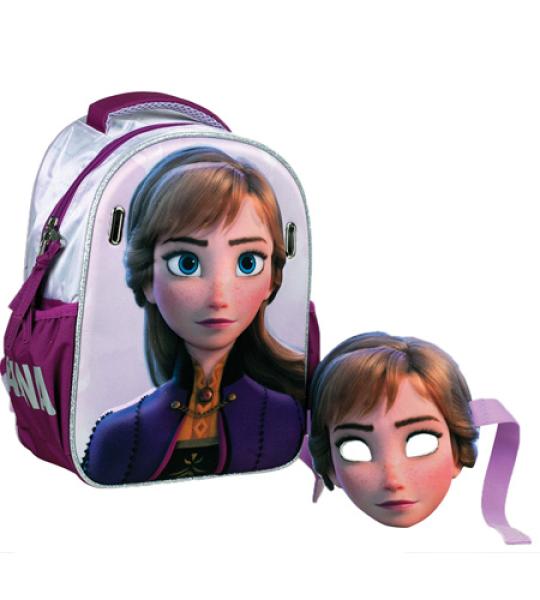 FROZEN ANNA JUNIOR BACKPACK WITH MASK