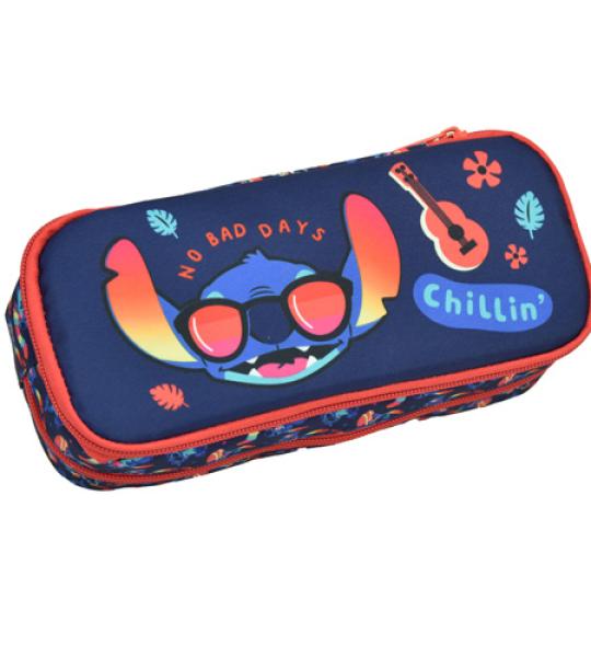 STITCH OVAL PENCIL CASE