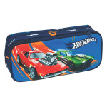 HOT WHEELS OVAL PENCIL CASE 2 ZIP