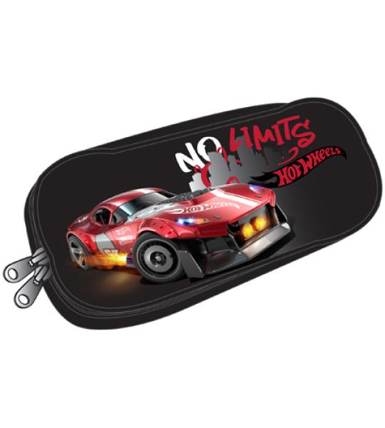 HOT WHEELS OVAL PENCIL CASE