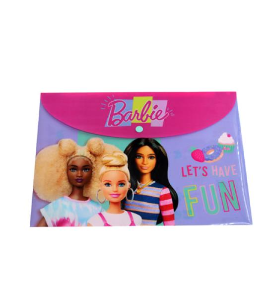 BARBIE BUTTON ENVELOPE A4