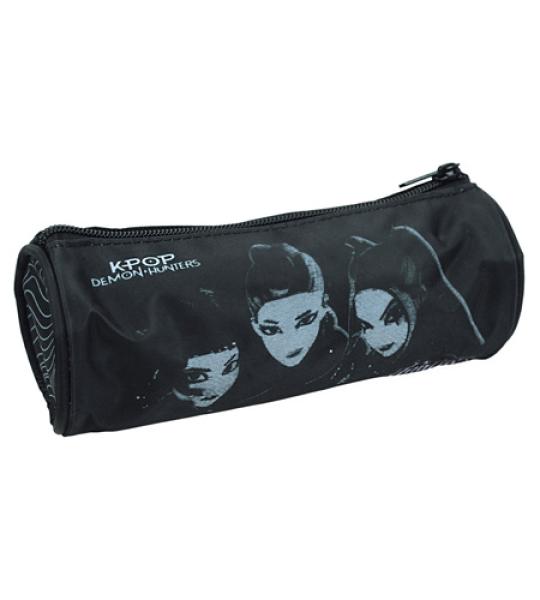 k-pop huntrix round pencil case 1 zipper
