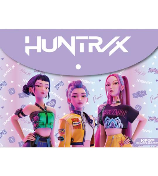 k-pop demon hunters folder plastic with