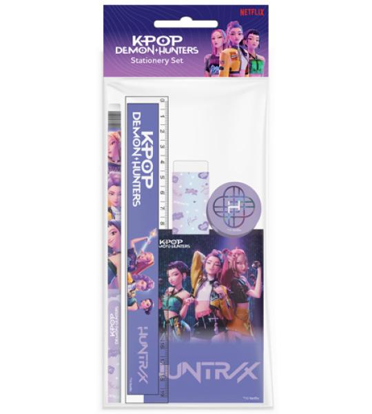 k-pop demon hunters stationery set 5pcs