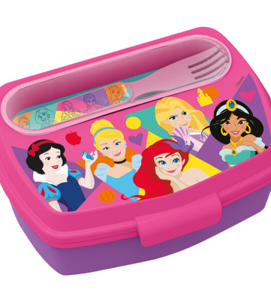 PRINCESS LUNCH BOX WITH CUTLERY