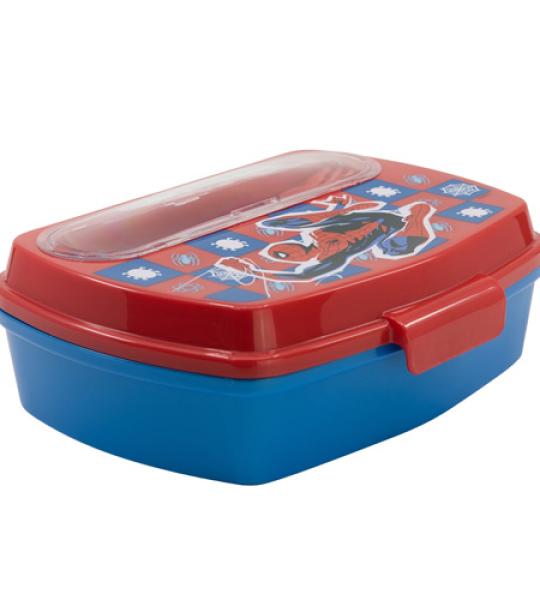 SPIDERMAN LUNCH BOX WITH CUTLERY