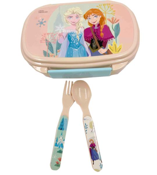 FROZEN LUNCH BOX WITH CUTLERY