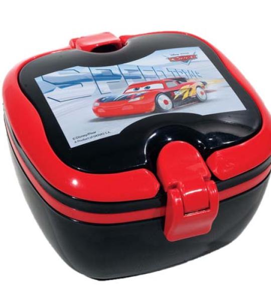 CARS LUNCH BOX MICROWAVE W/HANDLES