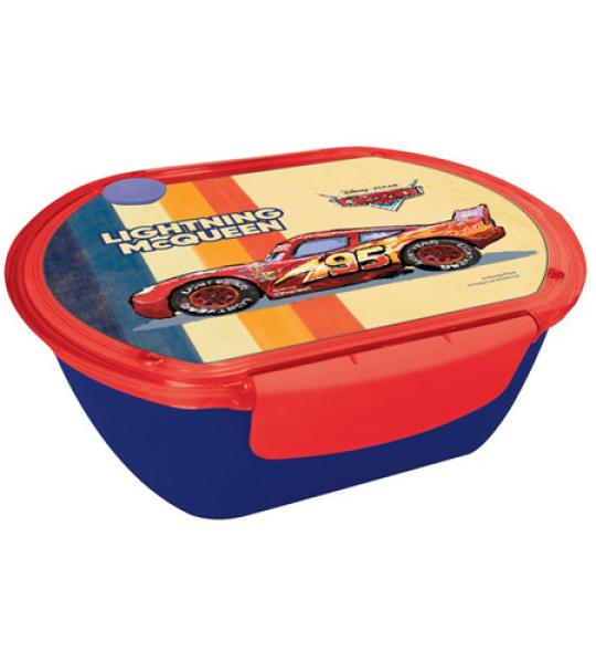 CARS STAINLESS STEEL LUNCH BOX