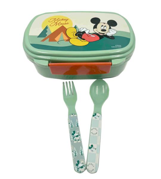 MICKEY LUNCH BOX WITH CUTLERY