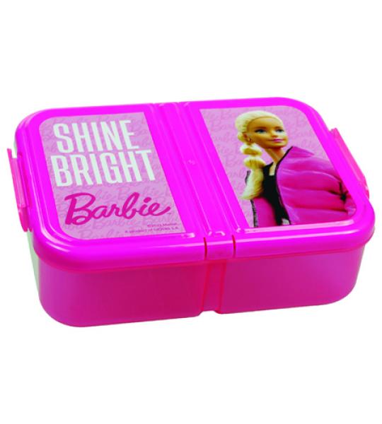 BARBIE LUNCH BOX 3 COMPARTMENTS