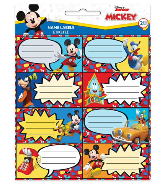 MICKEY NAME LABELS