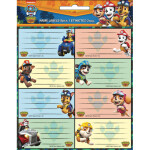 PAW PATROL BOYS NAME LABELS