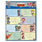 PAW PATROL BOYS NAME LABELS