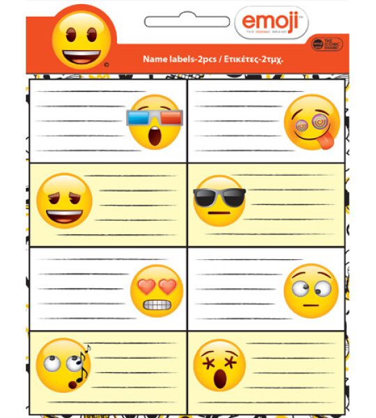 EMOJI NAME LABELS