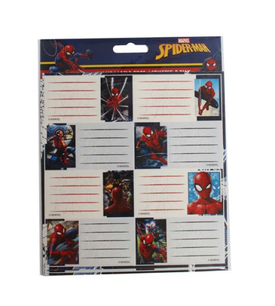 SPIDERMAN NAME LABELS