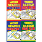 WORD SEARCH LARGE PRINT A4 72PGS