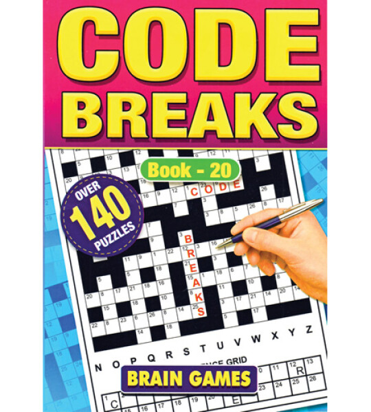 CODE BREAKS PUZZLE BOOK A5 144PGS