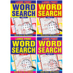WORD SEARCH LARGE PRINT A4 64PGS