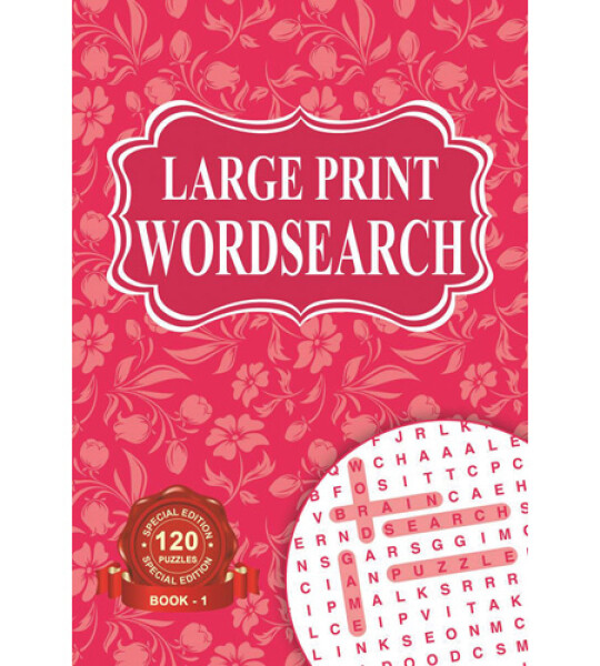WORD SEARCH LARGE PRINT A5 208PGS