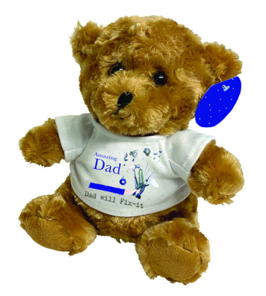 DAD PLUSH BEAR WITH T-SHIRT