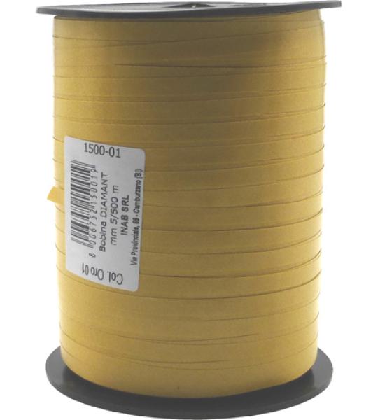 bow rolls 5mm x 500mtr diamant - gold