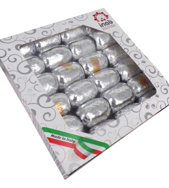 ribbon ball 5mm x 20mtr lux met - silver