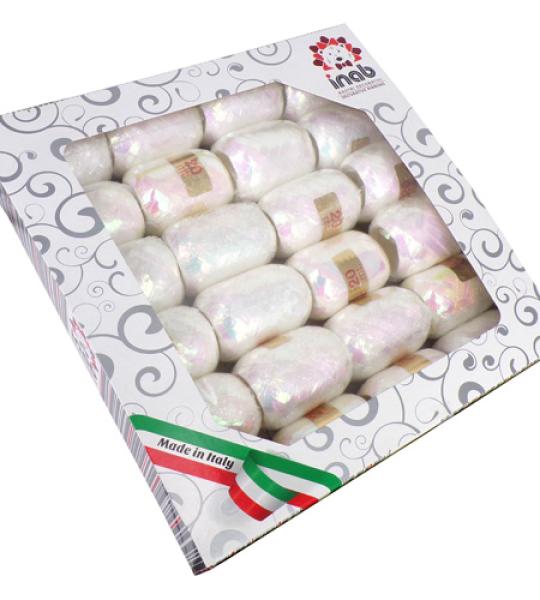 ribbon ball 5mm x 20mtr - iridescent whi