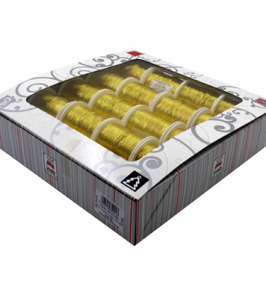 cord metallic 1.3mm x 10mtr - gold