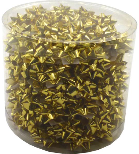 bow-mini star 25mm lux met(5mm) - gold