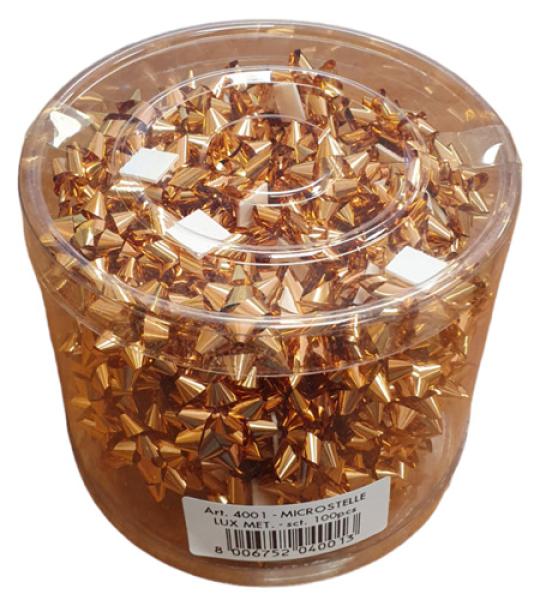 bow-mini star 25mm (5mm) - rose gold