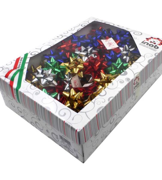 bow-star 50mm lux met(10mm) - assorted