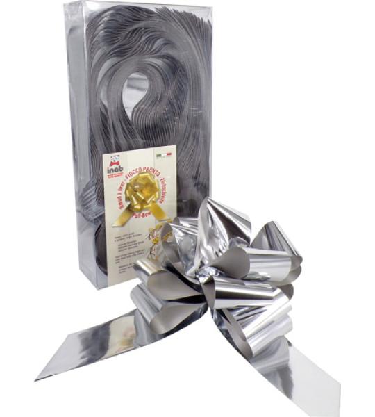 bow-pull 50mm lux met - silver