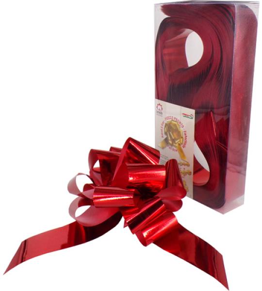 bow-pull 50mm lux met - red