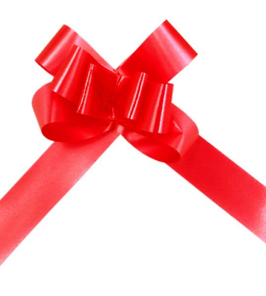 bow-pull 31mm diamant - red