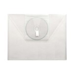 PLASTIC ENVELOPE W/BUTTON+CD