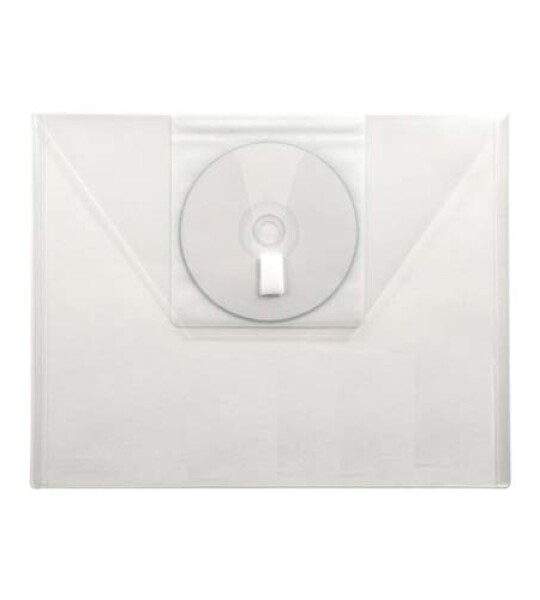 PLASTIC ENVELOPE W/BUTTON+CD