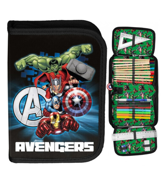 AVENGERS PENCIL CASE WITH STATIONERY