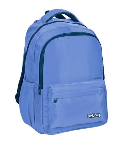 backpack 2 comp.padded- blue