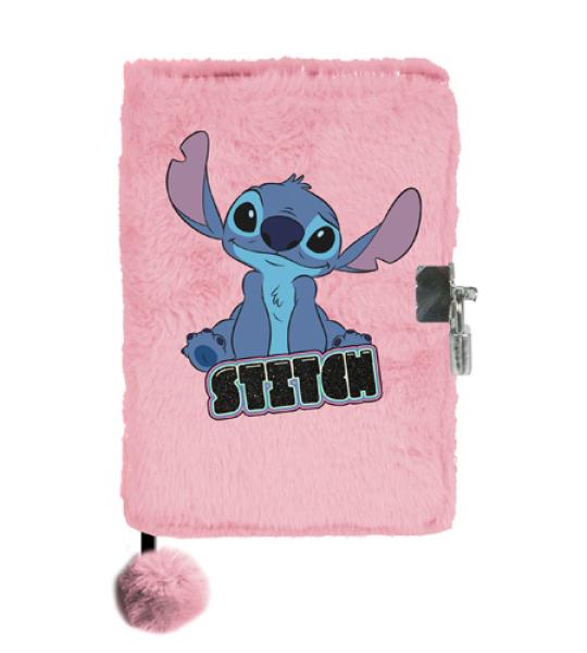 STITCH PLUSH DIARY WITH LOCK
