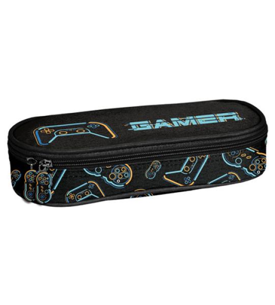 gaming oval pencil case