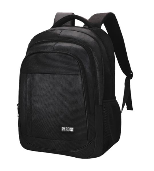 BACKPACK FOR LAPTOP 3 COMPARTMENTS-BLACK