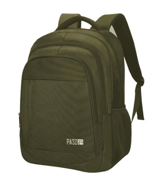 BACKPACK FOR LAPTOP 3 COMPARTMENTS-BROWN