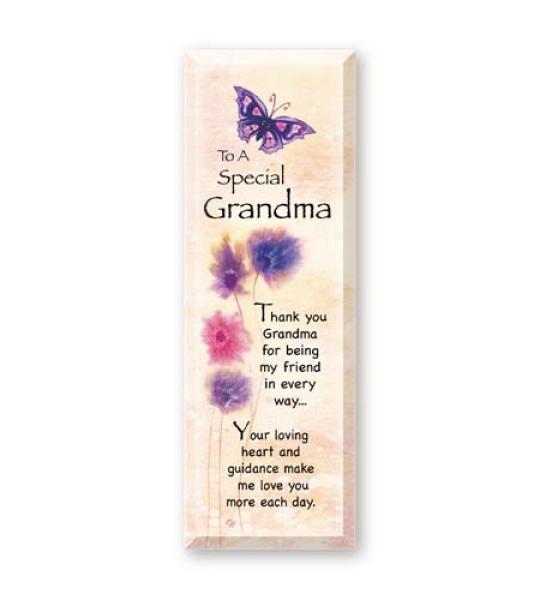 treasured sentiments plaque- grandma